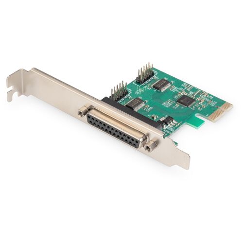 DIGITUS DS-30040-2 - Adaptateur série/parallèle - PCI Express x1 - parallèle, série