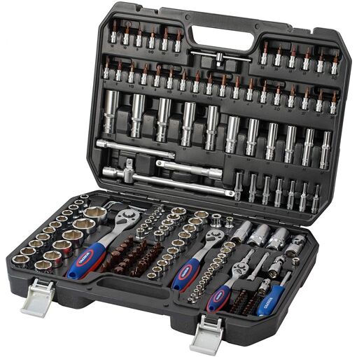 Clé à Cliquet Double Tête – Outil Maintenance Auto, Acier, Longueur 14 Cm