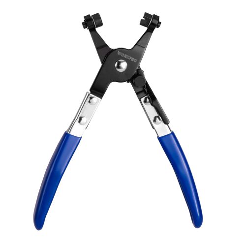Pince a Collier de Serrage, Pince a Collier Durite pour Tuyau d'Eau de Voiture, Outil Mecanique Automobile pour l'Installation et le Retrait des Colliers de Serrage WORKPRO