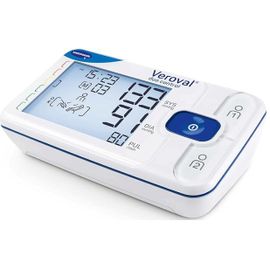 Veroval Duo Control Tensiomètre De Bras : Détecte Les Arythmies Cardiaques - Indicateur De Repos - Contrôle Positionnement Du Brassard - Taille L