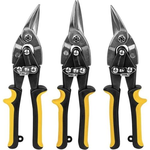 FIELDMANN Ciseaux a tôle set de 3pcs FDNP 3301