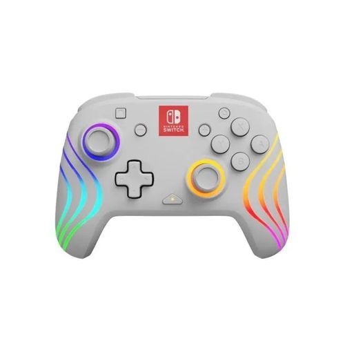 Gamepad Wireless/USB Blanco Retroiluminado Multiplataforma Nintendo Switch Programable