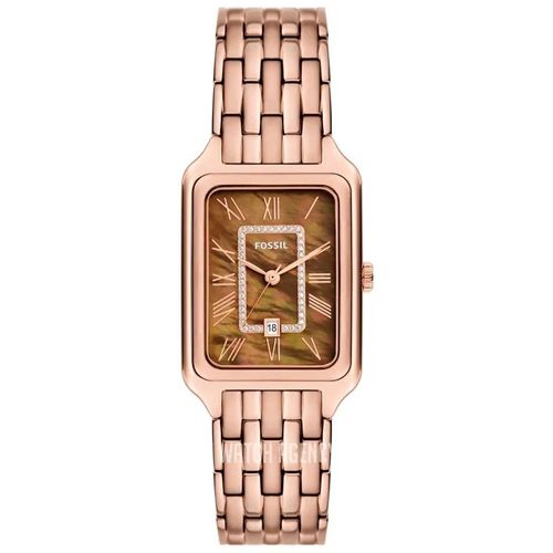 Montre Fossil - Femmes - Es5323 - Acier Inoxydable Ip-Rosé - Cadran Nacré - 5 Bar - 82g