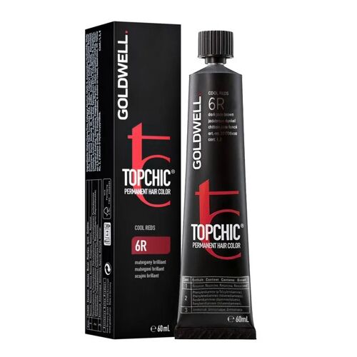 Goldwell Top Chic 6r Mahogany Brilliant Cool Reds Permanent Hair Color 60ml. 