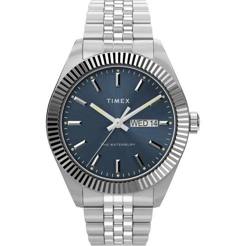 Timex Montre Argent Analogique Hommes Waterbury Legacy Tw2v46000