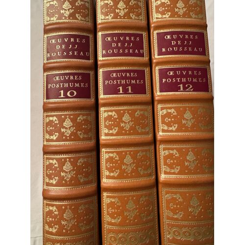 J. J. Rousseau Citoyen De Geneve Cuir