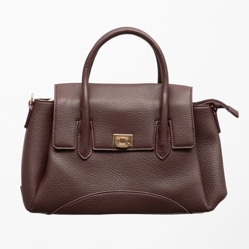 Sac à main type docteur à rabat 32x14x22,5cm Femme TORRENTE