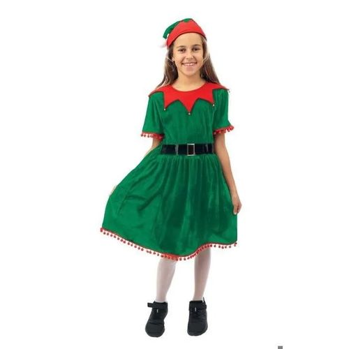 Costume Lutin Enfant - P'tit Clown - Christmas Elf Dress - Déguisement Noël Fille