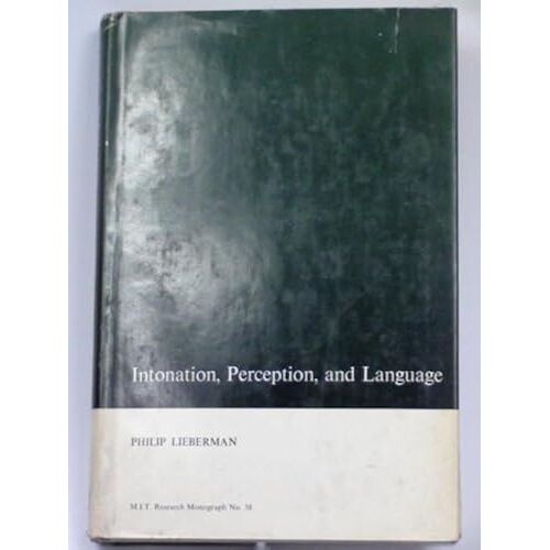 Intonation, Perception, And Language