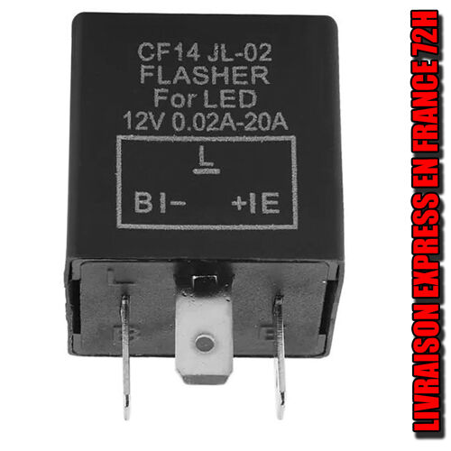 Relais Centrale Clignotant Cf14 12v Anti Erreur 3 Broches