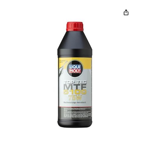Liqui Moly Top Tec Mtf 5100 75w, 1 L, Huile Pour Engrenages, Huile Hydraulique