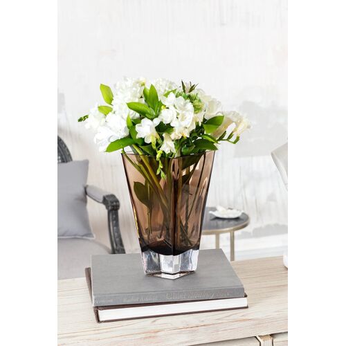 Vase en Verre Fait Main Lunéville - Petit - Marron