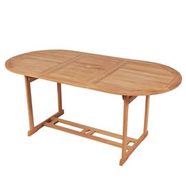 Prolenta Premium - Table De Jardin 180x90x75 Cm Bois De Teck Solide