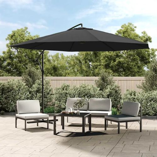 Prolenta Premium - Parasol De Jardin En Porte-À-Faux Et Poteau En Aluminium