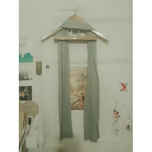 Écharpe Grise Vintage Années 80.