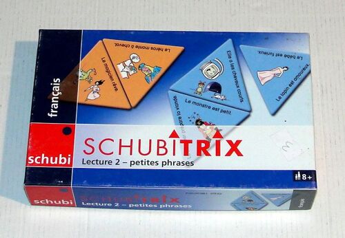 Schubitrix Lecture 2 Petites Phrases Jeu Français Schubi