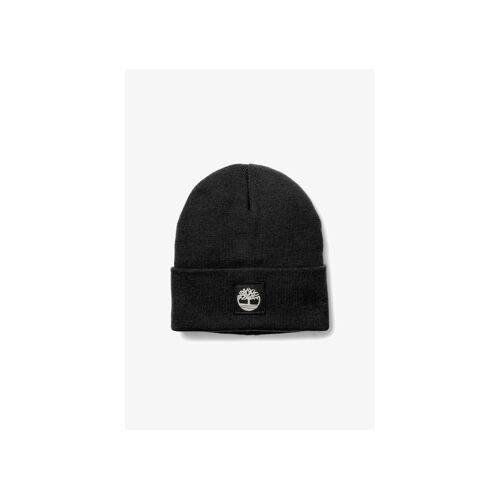 Timberland - Bonnet À Écusson Ton Sur Ton - Noir