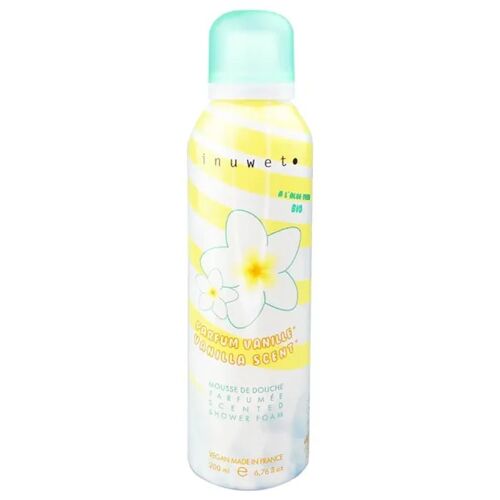Inuwet Mousse De Douche Parfumée Et Colorée Vanille 200 Ml 
