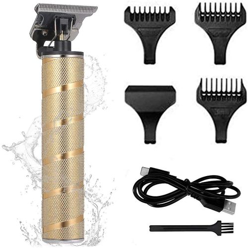 Tondeuse À Cheveux Électrique Pour Hommes Avec Témoin Lumineux Led (Bronze), Or