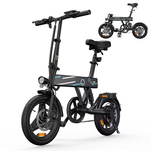 Iscooter Eb1 Vélo Électrique Adulte ¿ Pliable 14", 250w, 36v,7.8ah, 25km/H, Ville