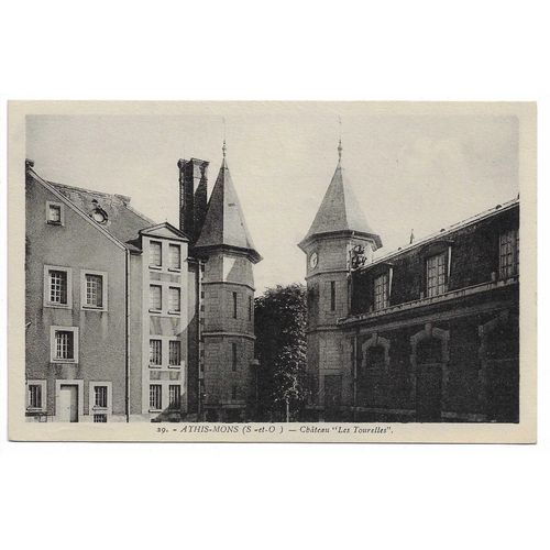 Carte Postale Athis-Mons , S.-Et-O. , Château Les Tourelles