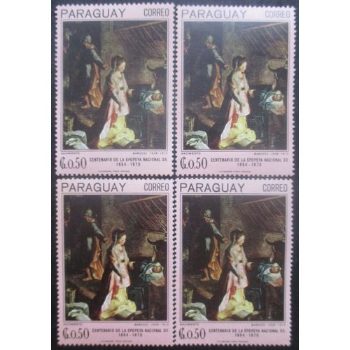 Paraguay N°894 X 4 Neuf **
