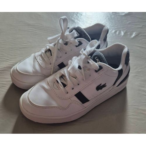 Basket Garçon Blanche Lacoste Taille 31