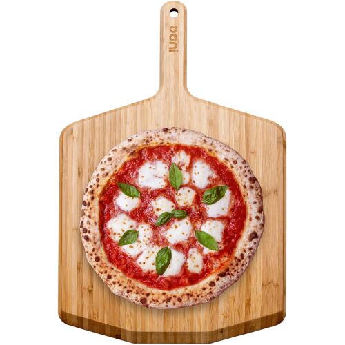 Jexnovashop-Pelle À Pizza En Bambou 35,6cm . À La Fois Pelle A Pizza Et Planche À Découper, Elle Est Idéale Pour Votre Four A Pizza!