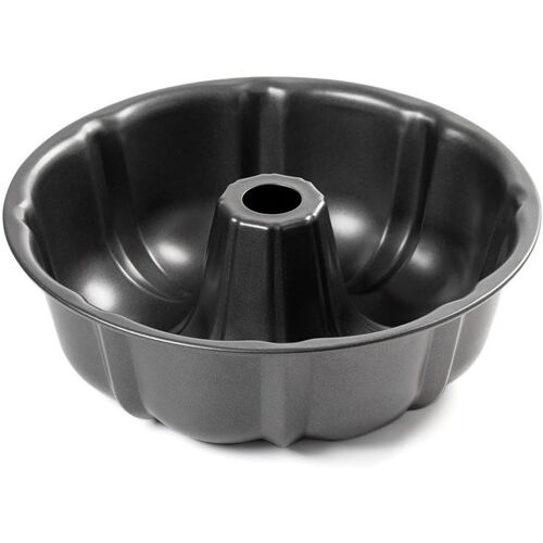 Jexnovashop-Mge - Moule À Pâtisserie Savarin - Moule À Pâtisserie Avec Tube - Moule À Anneaux - Moule À Gâteau - Noir - 25,5 Cm