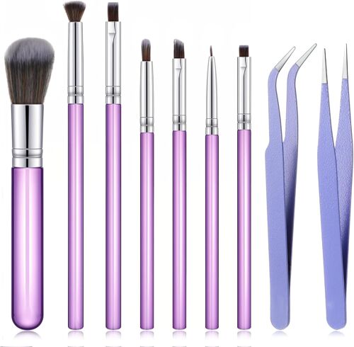 Jexnovashop-9 Pièces Décoration De Gâteaux, Pinceaux De Paint Alimentaire Multi-Fonctions, Outils De Décoration De Gâteau, Pour Peinture Acrylique, De Peinture Pour Gâteaux, Biscuits, Desserts