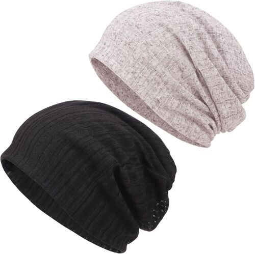 Jexnovashop-Bonnet Souple Bonnets Chapeaux Femme Slouch Jersey Léger Respirant Bonnet Tombant Chapeau Pour Chimio Femmes