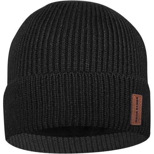 Jexnovashop-Bonnet Pour Homme Hiver Classique Femmes Tricot Extensible Bonnet Intérieur Bonnet Tricoté En Laine Ski