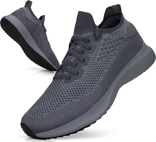 Jexnovashop-Basket Homme Chaussures De Sport Respirant Mesh Basquettes Homme Confortables Mode Casual Marche Course Fitness Running Tennis Outdoor Walking Gym Athlétique Jogging