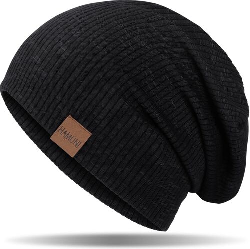 Jexnovashop-Bonnet Long Pour Femme - Élastique - Doux Et Confortable - En Jersey - Tendance Classique - Parfait Pour Le Printemps, L'automne Et L'hiver