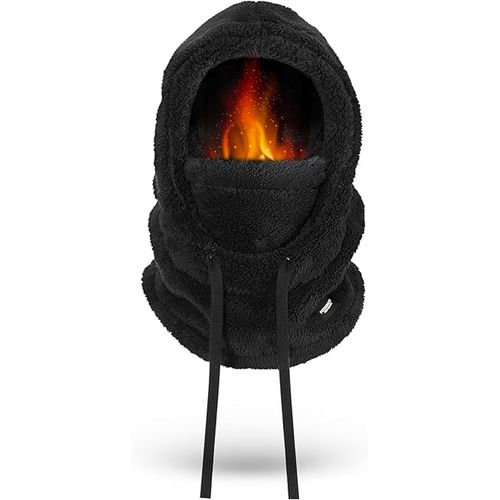 Jexnovashop-Bonnet Femme Hiver Chapeau D'hiver Pour Femme Avec Cordon Réglable Cagoule Hiver Bonnet Polaire Chaud