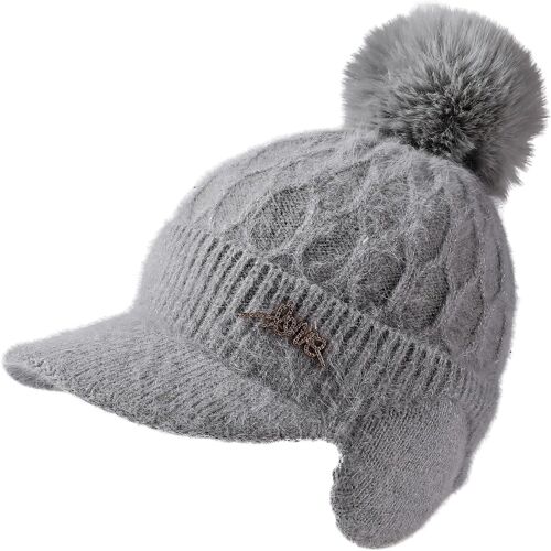Jexnovashop-Chapeau De Baseball Pour Dames D¿Hiver, Bonnets Pour Femmes, Chapeau Thermique De Mode Pour Le Froid, Chapeau Cadeau De Noël Idéal
