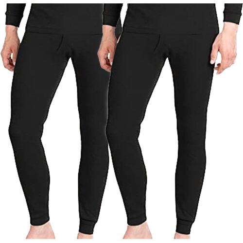 Jexnovashop-Lot De 2 Caleçons Thermiques Longs Chauds Pour Homme Avec Intérieur Doux