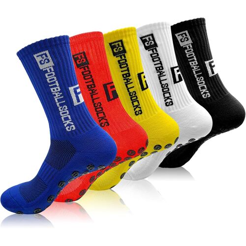 Jexnovashop-Chaussette Foot Antidérapante, Chaussette Antidérapante Foot, Chaussettes Antidérapantes 37-45, Pour Football, Basket-Ball