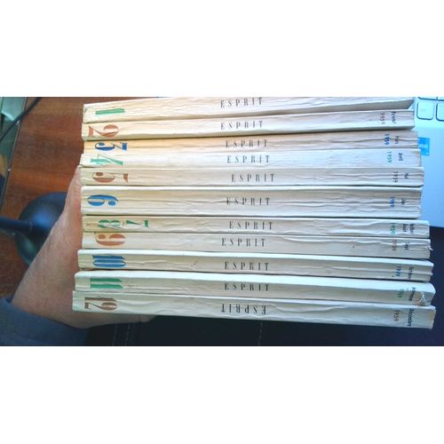 Revue Esprit - Année 1959 Complète - 11 Numéros Dont Un Double