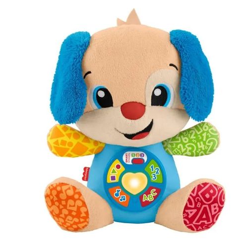 Peluche musicale d'apprentissage - Fisher-Price - Smart Stages - Multilingue - 80 chansons et sons