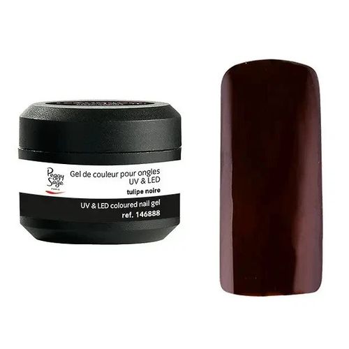 Peggy Sage Gel De Couleur Pour Ongles Uv & Led Color It - Tulipe Noire 5grs 