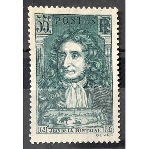 Jean De La Fontaine 55c (Impeccable N° 397) Neuf** Luxe (= Sans Trace De Charnière) - France Année 1938 - Brn83 - N33967
