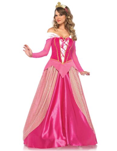 Déguisement Princesse Rose Luxe Femme - Taille: M