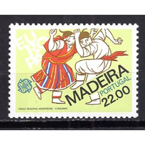 Portugal Madere 1981 Le Folklore Yvert N° 75 Neuf**