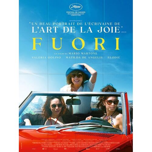 Fuori - Véritable Affiche De Cinéma Pliée - Format 120x160 Cm - De Mario Martone Avec Valeria Golino, Matilda De Angelis, Elodie Corrado Fortuna, Francesco Gheghi, Antonio Gerardi - 2025