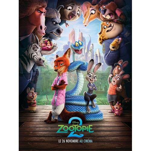 Zootopie 2 (Zootopia 2) / Walt Disney - Véritable Affiche De Cinéma Pliée - Format 40x60 Cm - De Jared Bush, Byron Howard - Film D'Animation - 2025