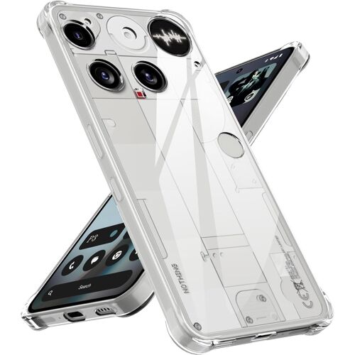 Coque Nothing Phone (3) 5G Souple Transparente flexible Bumper en TPU Invisible protection Antichoc avec bords renforcés Nothing Phone (3) 5G Accessoires Pochette Case