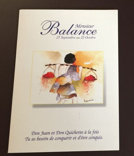 Carte Postale Vierge / Balance