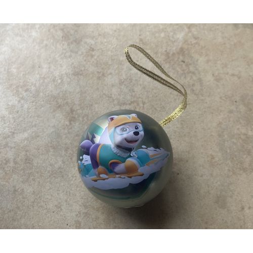 Boule de Noël en métal à suspendre et garnir Pat' Patrouille
