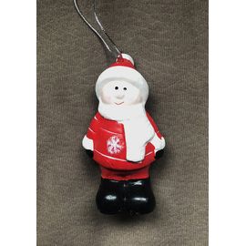 Suspension Père Noël en plâtre 8 cm